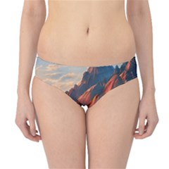 Opulent Sunset Hipster Bikini Bottoms by GardenOfOphir
