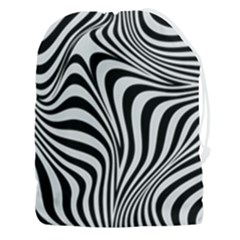 Pattern Geometric Lines Shapes Design Art Drawstring Pouch (3xl) by Ravend