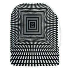 Focus Squares Optical Illusion Background Pattern Drawstring Pouch (3xl) by Ravend