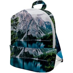 Lake Zip Up Backpack by artworkshop