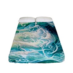 The Endless Sea Fitted Sheet (full/ Double Size) by GardenOfOphir