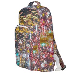 Water Droplets Double Compartment Backpack by artworkshop