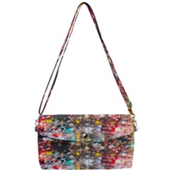 Water Droplets Removable Strap Clutch Bag by artworkshop