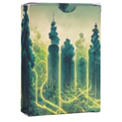 Ai Generated Soil Forest Crisis Nature Playing Cards Single Design (rectangle) With Custom Box by Ravend