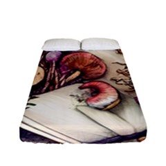 Toadstools And Charms For Necromancy And Conjuration Fitted Sheet (full/ Double Size) by GardenOfOphir