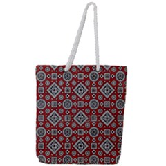 Flat,750x,075,f-pad,750x1000,f8f8f8 Full Print Rope Handle Tote (large) by 6918