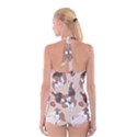Beagel150dpi Patternbeagle8x8cm Boyleg Halter Swimsuit  View2