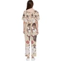 Beagel150dpi Patternbeagle8x8cm Batwing Lightweight Chiffon Jumpsuit View2