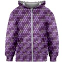 Pattern Seamless Design Decorative Hexagon Shapes Kids  Zipper Hoodie Without Drawstring View1