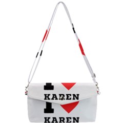 I Love Karen Removable Strap Clutch Bag by ilovewhateva