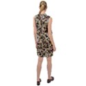 Mystic Geometry Abstract Print Sleeveless Shirt Dress View2