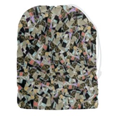 Mystic Geometry Abstract Print Drawstring Pouch (3xl) by dflcprintsclothing