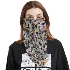 Mystic Geometry Abstract Print Face Covering Bandana (triangle) by dflcprintsclothing