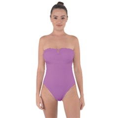 Bodacious Pink	 - 	tie Back One Piece Swimsuit by ColorfulSwimWear