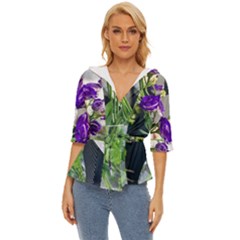 Cute Flower Wallpaper Lightweight Drawstring Hooded Top by artworkshop