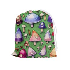 A Forest Core Farm Tale Drawstring Pouch (xl) by GardenOfOphir