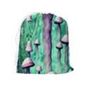 Witchy Mushroom Drawstring Pouch (XL) View2