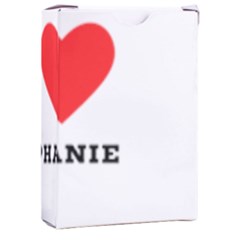 I Love Stephanie Playing Cards Single Design (rectangle) With Custom Box by ilovewhateva