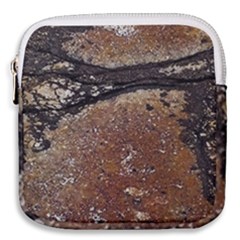 Rustic Charm Abstract Print Mini Square Pouch by dflcprintsclothing