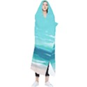 Ai Generated Ocean Waves Sea Water Anime Wearable Blanket View1