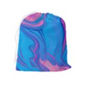 Liquid Background Pattern Drawstring Pouch (XL) View2