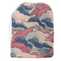 Waves Ocean Sea Water Pattern Rough Seas Drawstring Pouch (3XL) View2