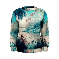 Tropical Winter Tropical Winter Landscape Women s Sweatshirt by Pakemis