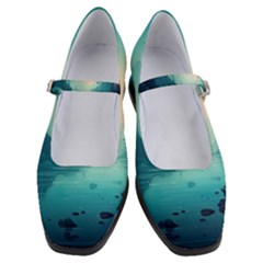 Ai Generated River Forest Woods Outdoors Women s Mary Jane Shoes by Pakemis