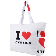 I Love Cynthia Simple Shoulder Bag by ilovewhateva