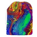 Waves Of Colorful Abstract Liquid Art Drawstring Pouch (3XL) View2
