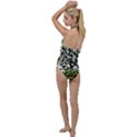 Watermelon Tree Abstraction On Watermelon Abundance Go with the Flow One Piece Swimsuit View2