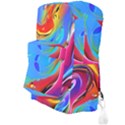 Abstract Fluid Art Full Print Backpack View3