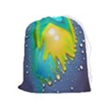 Liquid Background Drawstring Pouch (XL) View1