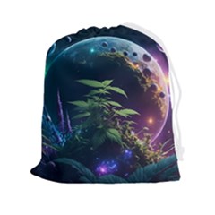 Fantasypeople Mysticism Composing Drawstring Pouch (2xl) by Jancukart