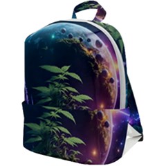 Fantasypeople Mysticism Composing Zip Up Backpack by Jancukart