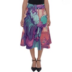 Fantasy Magic Magical Wizard Perfect Length Midi Skirt by Jancukart