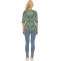 Sophisticated Pattern Lightweight Drawstring Hooded Top View4