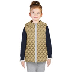 Flowers Kids  Hooded Puffer Vest by Sparkle