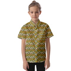 Pattern Kids  Short Sleeve Shirt by Sparkle