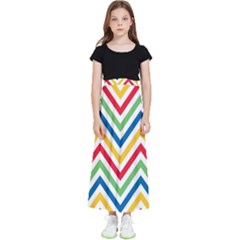 Pattern 33 Kids  Flared Maxi Skirt by GardenOfOphir