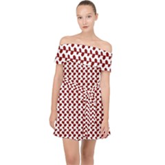 Pattern 57 Off Shoulder Chiffon Dress by GardenOfOphir