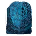 Artificial Intelligence Network Blue Art Drawstring Pouch (3XL) View2