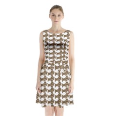 Pattern 161 Sleeveless Waist Tie Chiffon Dress by GardenOfOphir