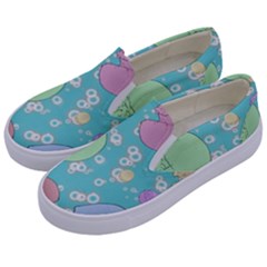 Jellyfish Animal Translucent Kids  Canvas Slip Ons by Semog4