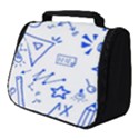 Background Pattern Graphic Full Print Travel Pouch (Small) View1