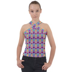 Pattern 209 Cross Neck Velour Top by GardenOfOphir