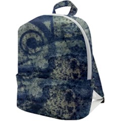 Elemental Beauty Abstract Print Zip Up Backpack by dflcprintsclothing