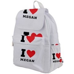 I Love Megan Top Flap Backpack by ilovewhateva