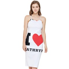 I Love Kathryn Bodycon Cross Back Summer Dress by ilovewhateva