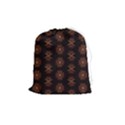 Pattern Floral Texture Icons Drawstring Pouch (Medium) View1
